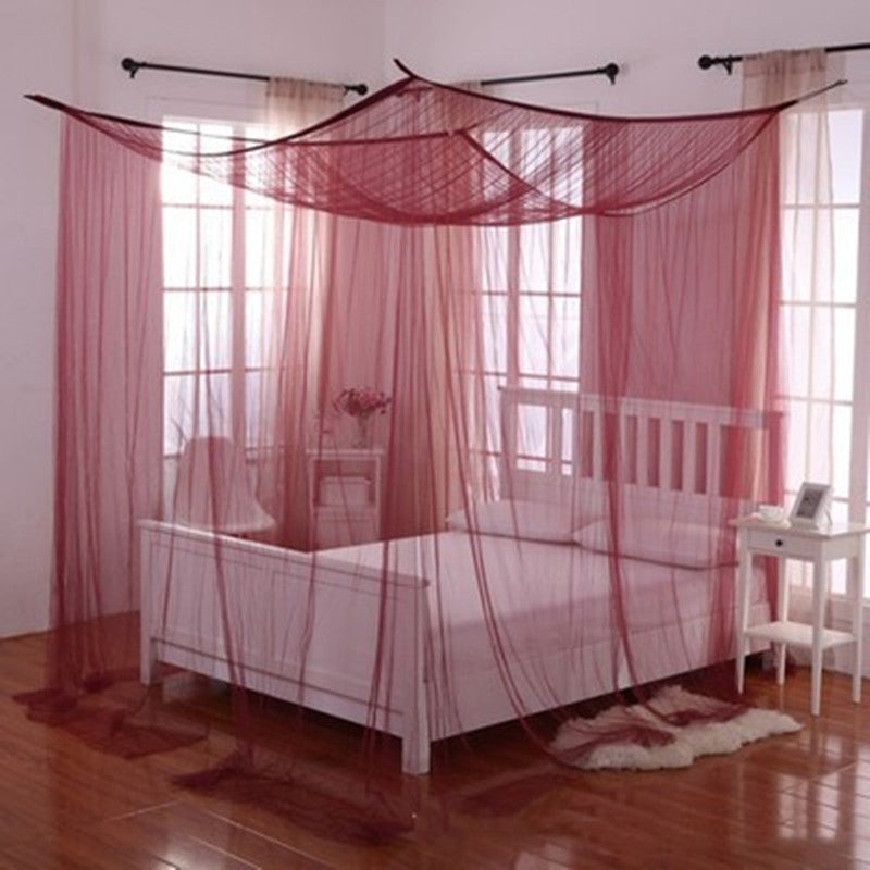 Household Mosquito Net Single Double Bed Free Installation Encrypted Mesh Dormitory Bed Net Dark Green