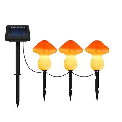 Solar Mushroom Outdoor Waterproof Lawn Lamp LED Garden Courtyard Decorative Light for Pathway Yard and Patio