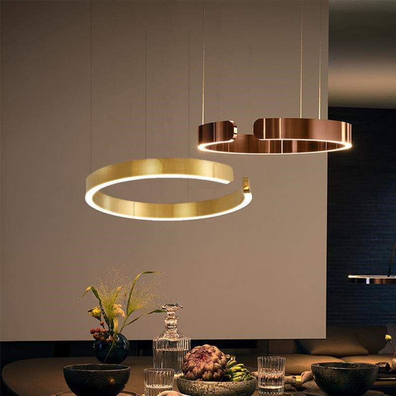 LED Full-Spectrum Chandelier – Modern Light Luxury Dining Room Lamp