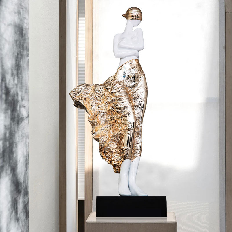 Light Luxury Beauty Figurine Sculptured Ornaments Modern Decorative Statue Home Living Room Decor