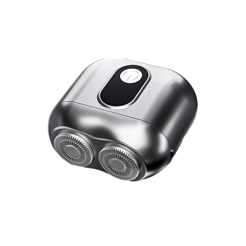 Mini Double Head Electric Shaver Portable USB Rechargeable Waterproof Men’s Razor Compact Travel Grooming