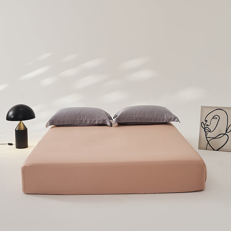 Single Bed Sheet Ice Silk Skin Friendly Pillowcase Soft Cooling Breathable Bed Linen Set