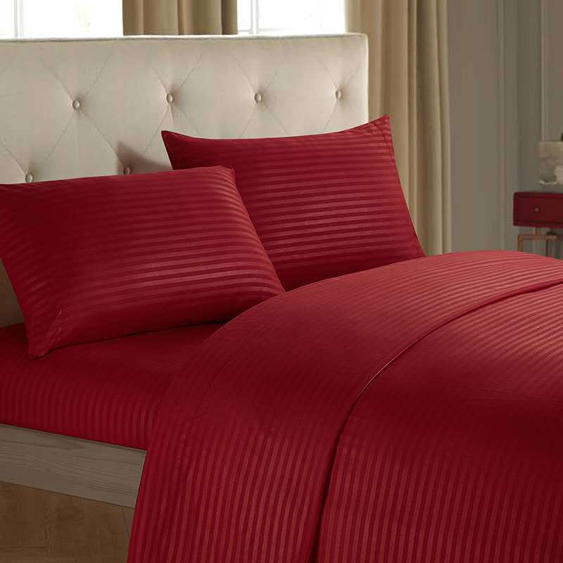 Luxury Mono Color Bedding Set Fitted Bed Sheets Soft Minimalist Bedroom Bedding Collection