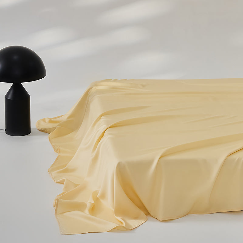 Single Bed Sheet Ice Silk Skin Friendly Pillowcase Soft Cooling Breathable Bed Linen Set
