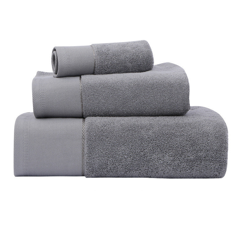 Cotton Towel Bath Towel Three Piece Water Absorbing Gift Towel Bath Towel Set Soft Absorbent Bathroom Towels for Home Use