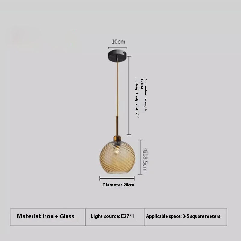 Trendy Glass Chandelier – Modern Ceiling Light for Living Room & Bedroom