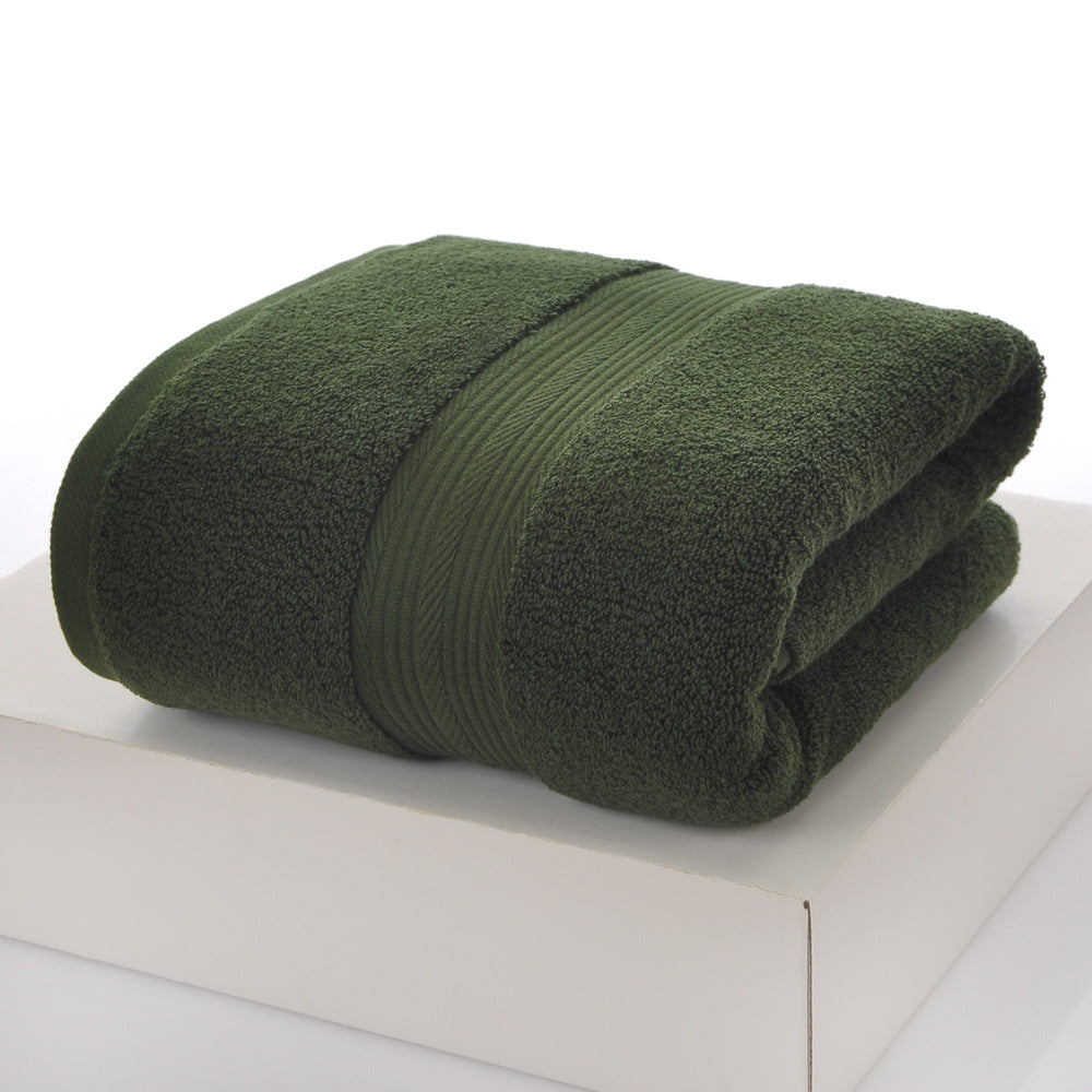 Plain Cotton Bath Towel Soft Absorbent Bulk Wholesale Bathroom Towels for Home and Hotel