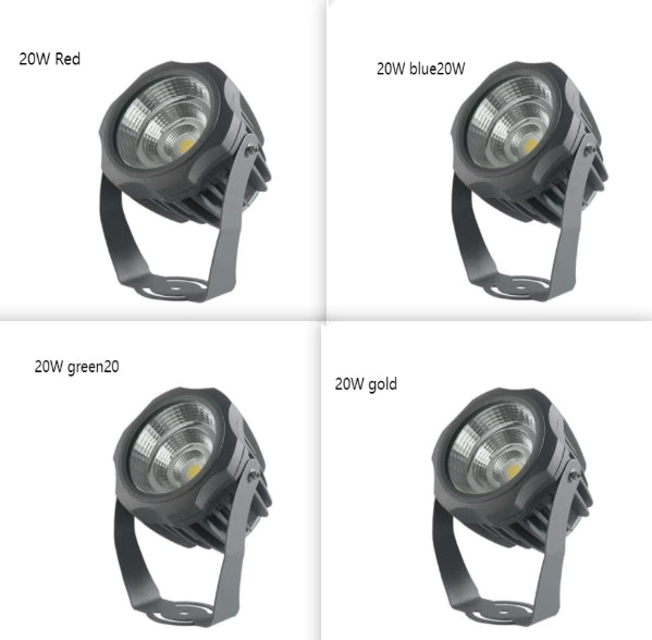 LED Garden Landscape Spotlight – Plug-In Tree Lawn Light for Outdoor Decor