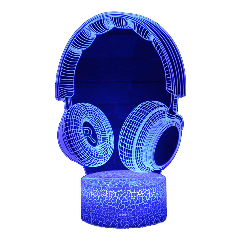 USB Touch Atmosphere Table Lamp LED Bedroom Night Light Gaming Style PS4 Decorative Lamp