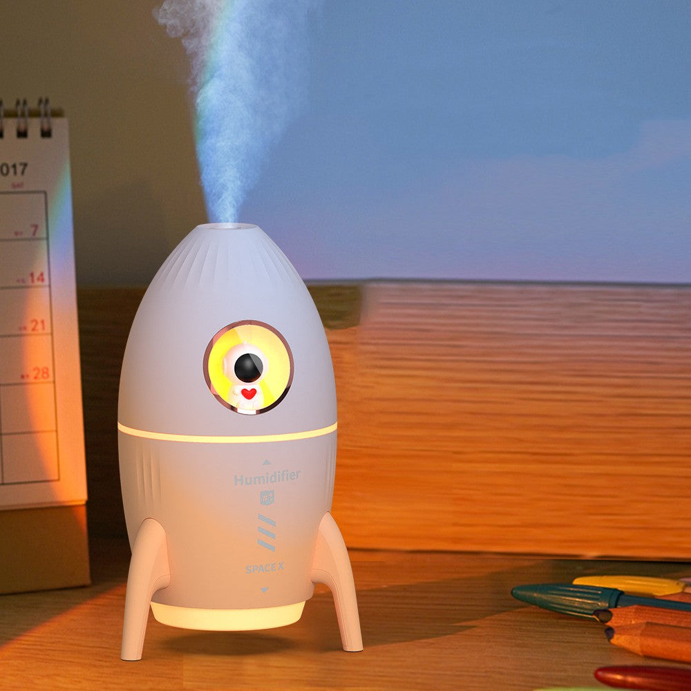 Household USB Atmosphere Lamp Air Atomizer Desktop Aroma Diffuser LED Mist Humidifier for Home Office Decor