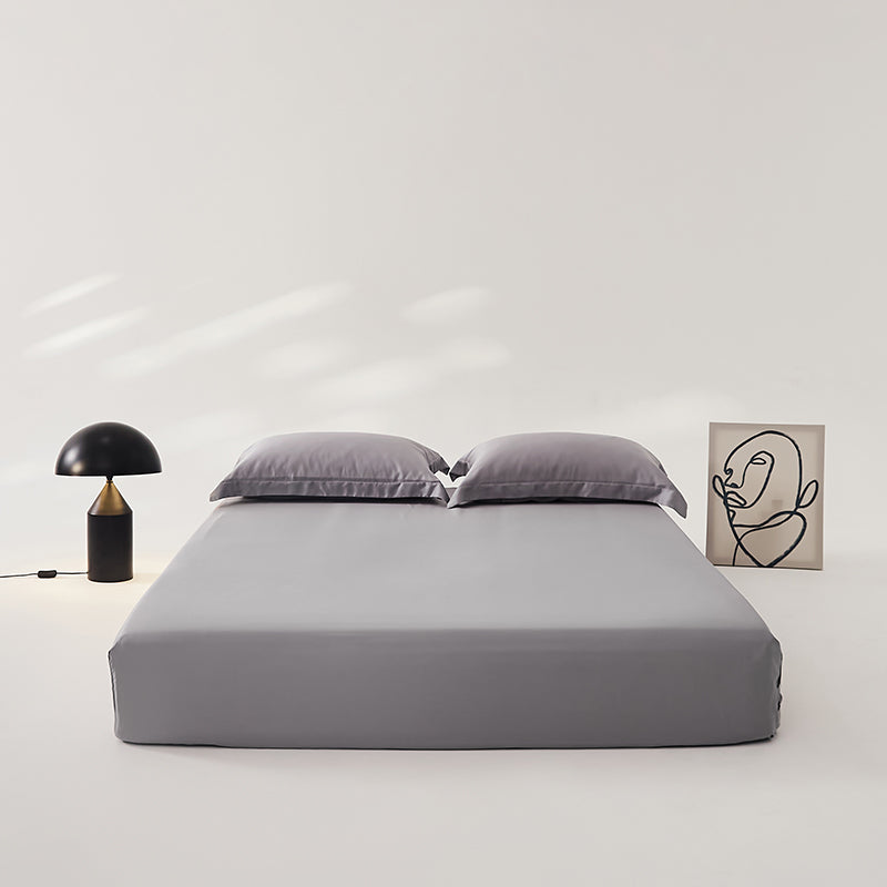 Single Bed Sheet Ice Silk Skin Friendly Pillowcase Soft Cooling Breathable Bed Linen Set