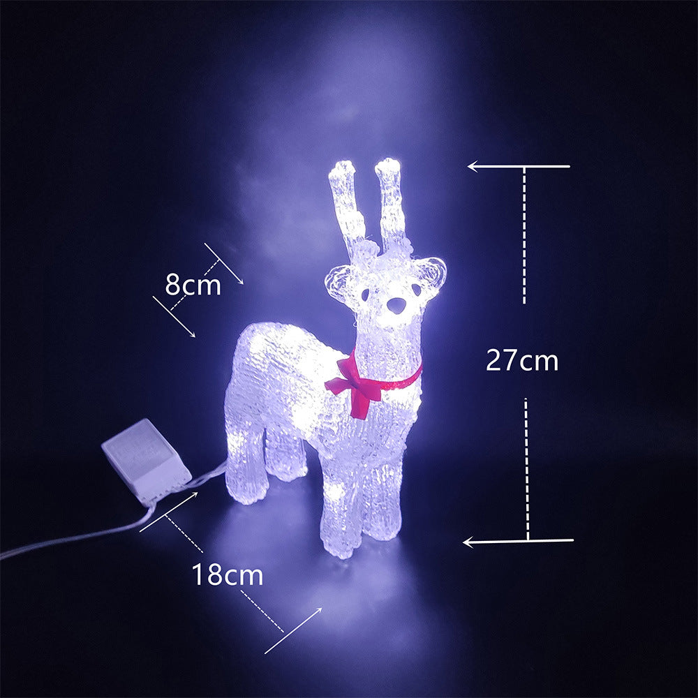LED Acrylic 3D Outdoor Lamp – Decorative Waterproof Landscape Modeling Light