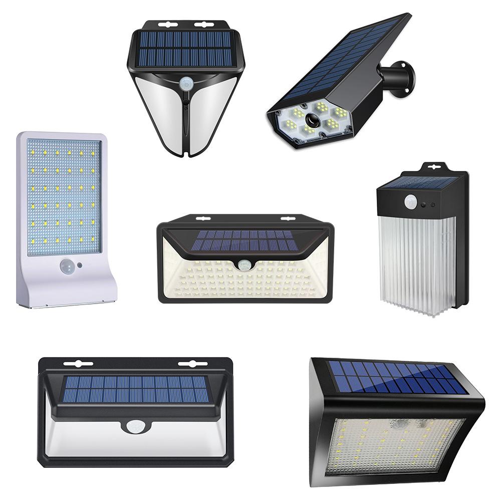 Outdoor Solar Motion Sensor Wall Light LED Garden Courtyard Lamp for Balcony Villa Exterior Lighting