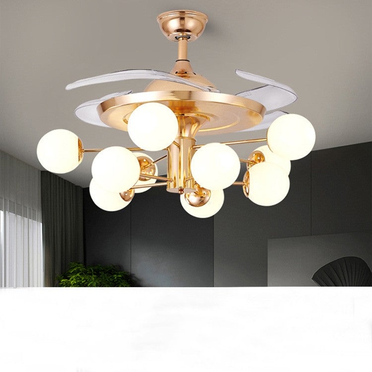 Nordic Ceiling Fan with LED Light – Remote Control Modern Ceiling Fan