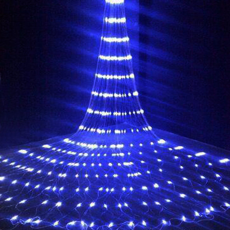 Outdoor Background Net Lights and Water String Lights Decorative LED Lighting for Garden Wedding and Party Setup