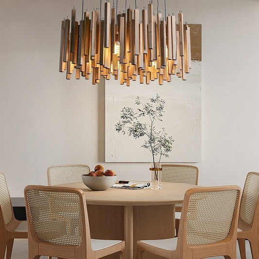 Modern Minimalist Chandelier – New Chinese Style Living, Dining & Tea Room Lamp