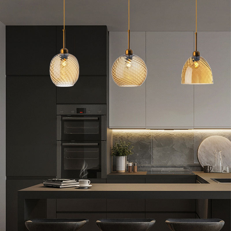 Trendy Glass Chandelier – Modern Ceiling Light for Living Room & Bedroom
