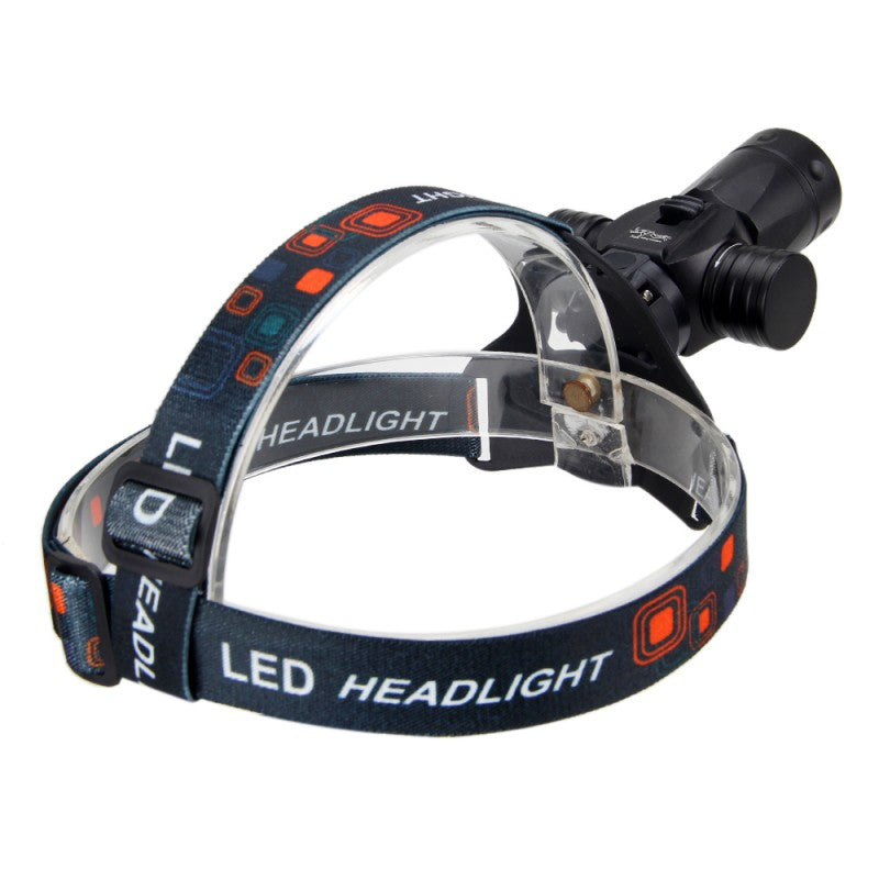 Rechargeable Diving Headlight Head-Mounted Underwater Strong Light LED Waterproof Dive Headlamp