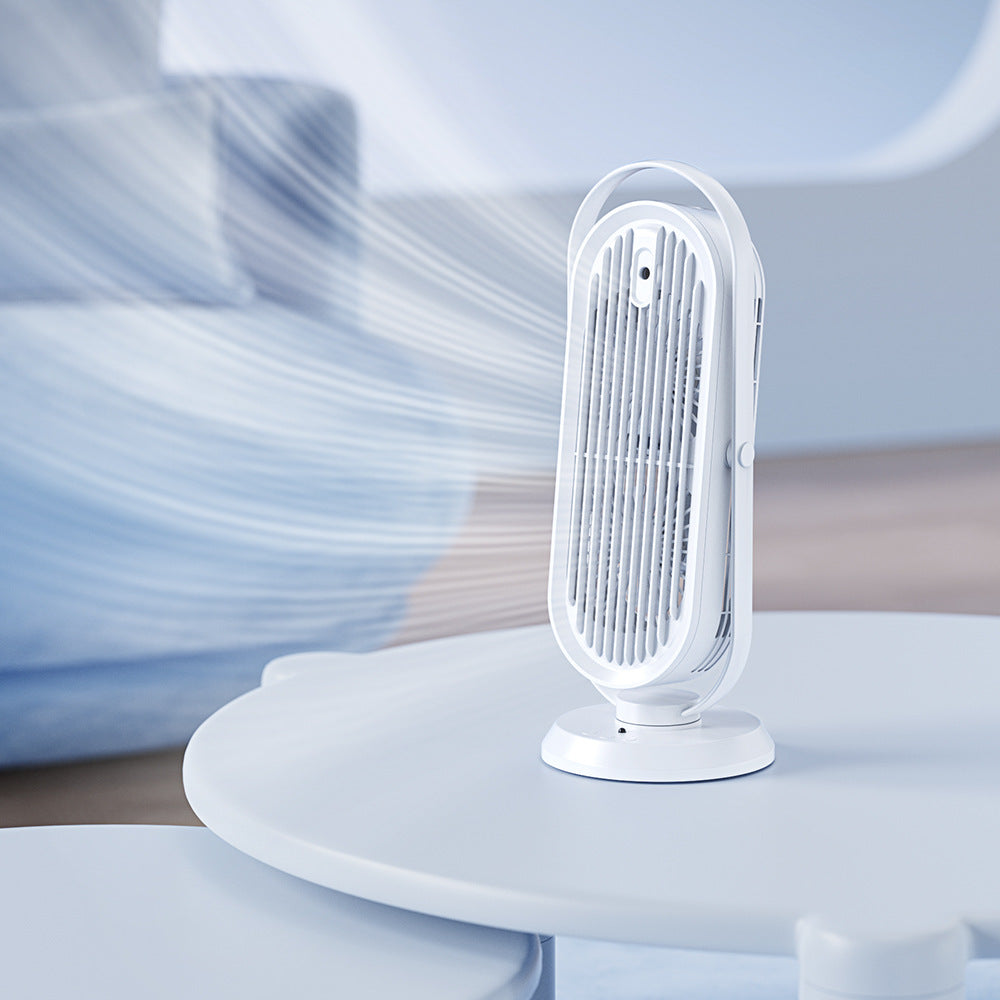 Shaking Head Spray Desktop Fan with Humidifier Battery Remote Control Large Wind Office & Home Cooling Fan