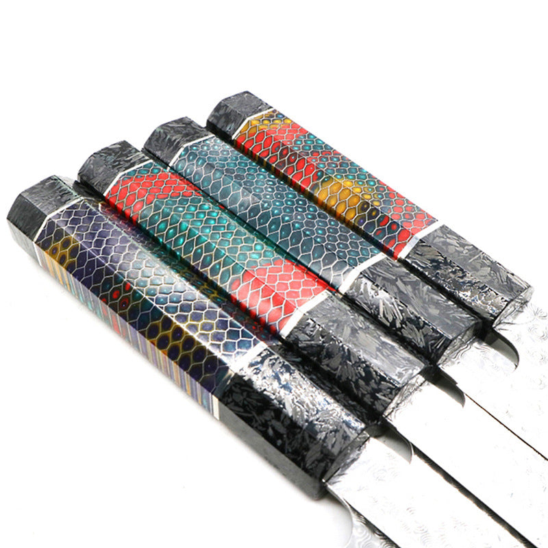 110 Layer VG10 Damascus Knife – No Steel Core Chef Knife High Carbon Handmade Kitchen Cutting Tool