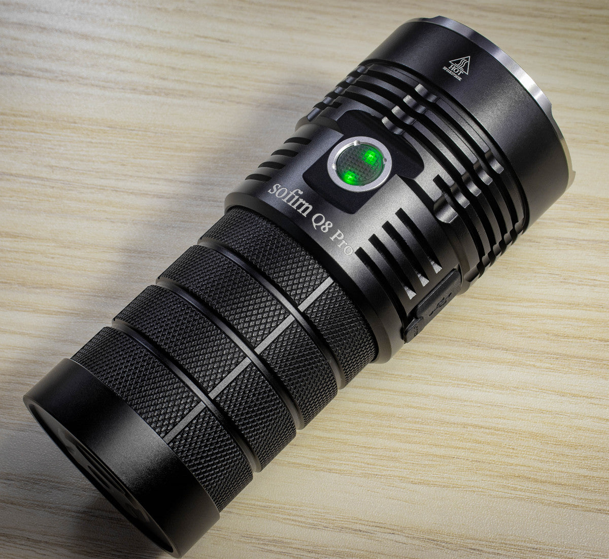 High Power Flashlight – 18650 Battery USB-C Direct Charging LED Torch