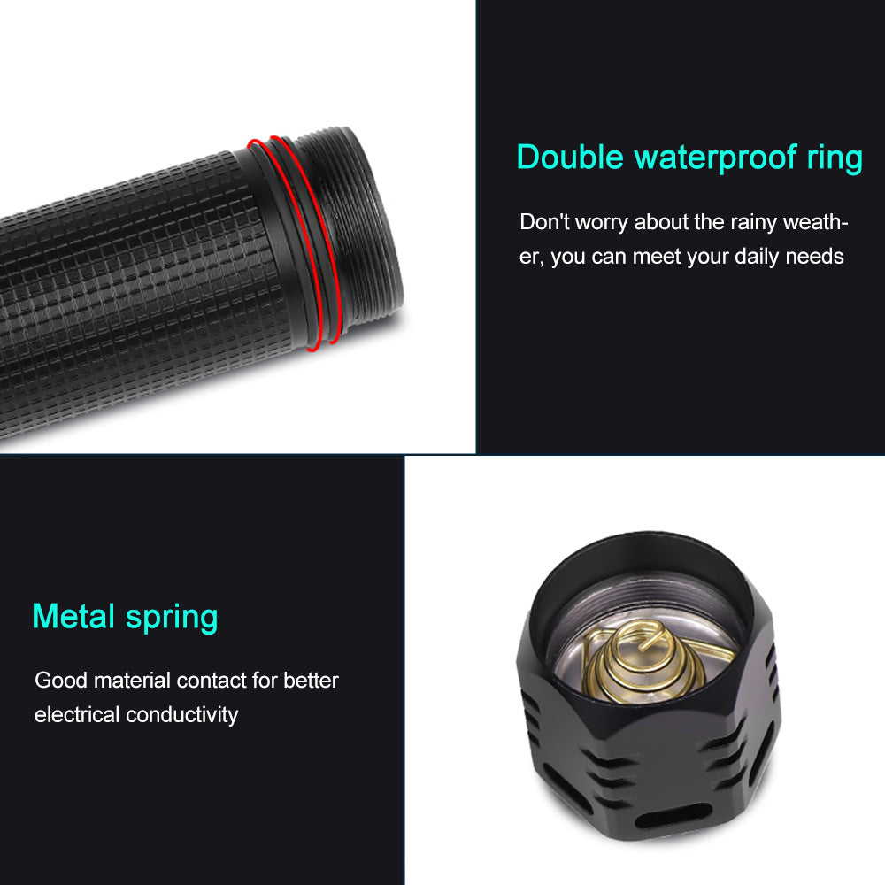 XHP90 LED Torch Lamp USB Rechargeable High Power Flashlight for Outdoor Camping and Emergency Use