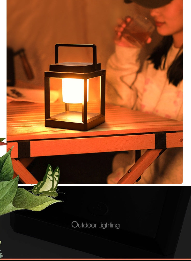 Outdoor USB Handheld Multifunctional Rechargeable Ambient Light Portable Camping Emergency LED Lamp