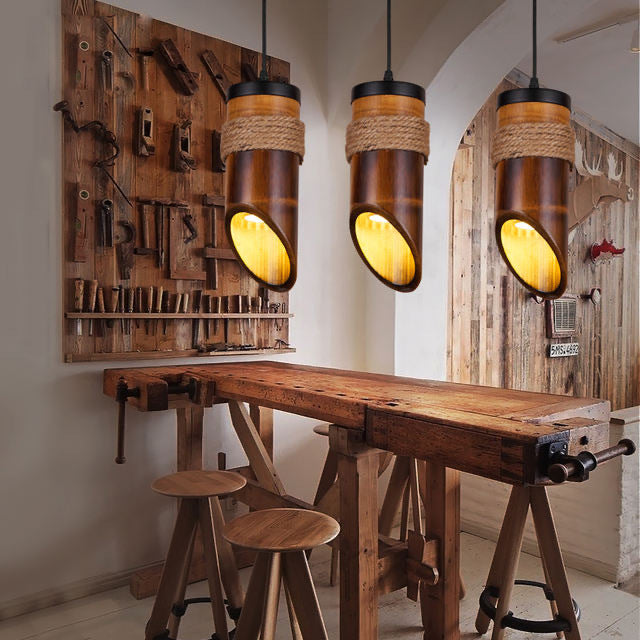 Retro Small Chandelier Nostalgic American Country Style Pendant Ceiling Light for Home Decor