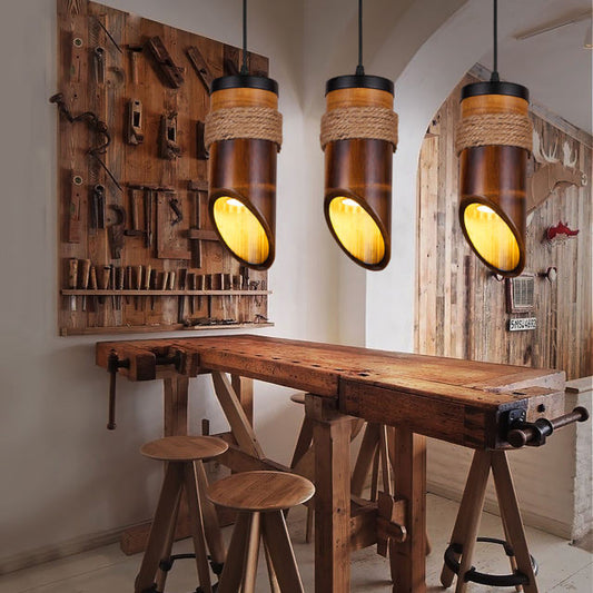 Retro Small Chandelier Nostalgic American Country Style Pendant Ceiling Light for Home Decor