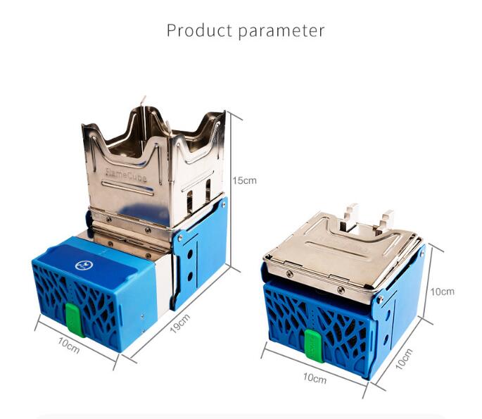 Fire Generator Electric Stove Folding Broiler Wood Stove for Camping Outdoor Cooking