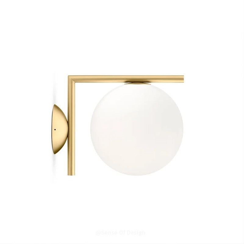Glass Wall Lamp Bedroom Bedside Light Modern Corridor Wall Sconce Home Decor