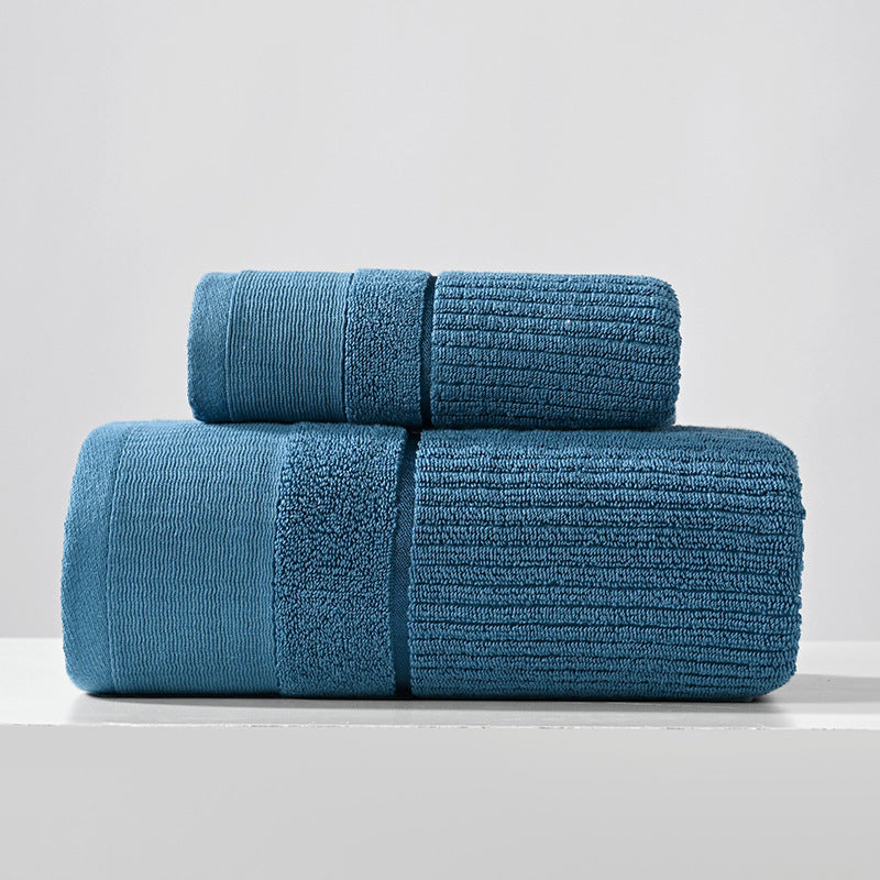 Pure Cotton Towel Set 3 Piece Soft Absorbent Hand and Bath Towels Premium Bathroom Set