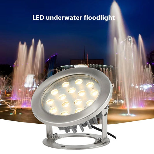 LED Outdoor Fountain & Swimming Pool Underwater Light Waterproof Submersible Pool Lamp