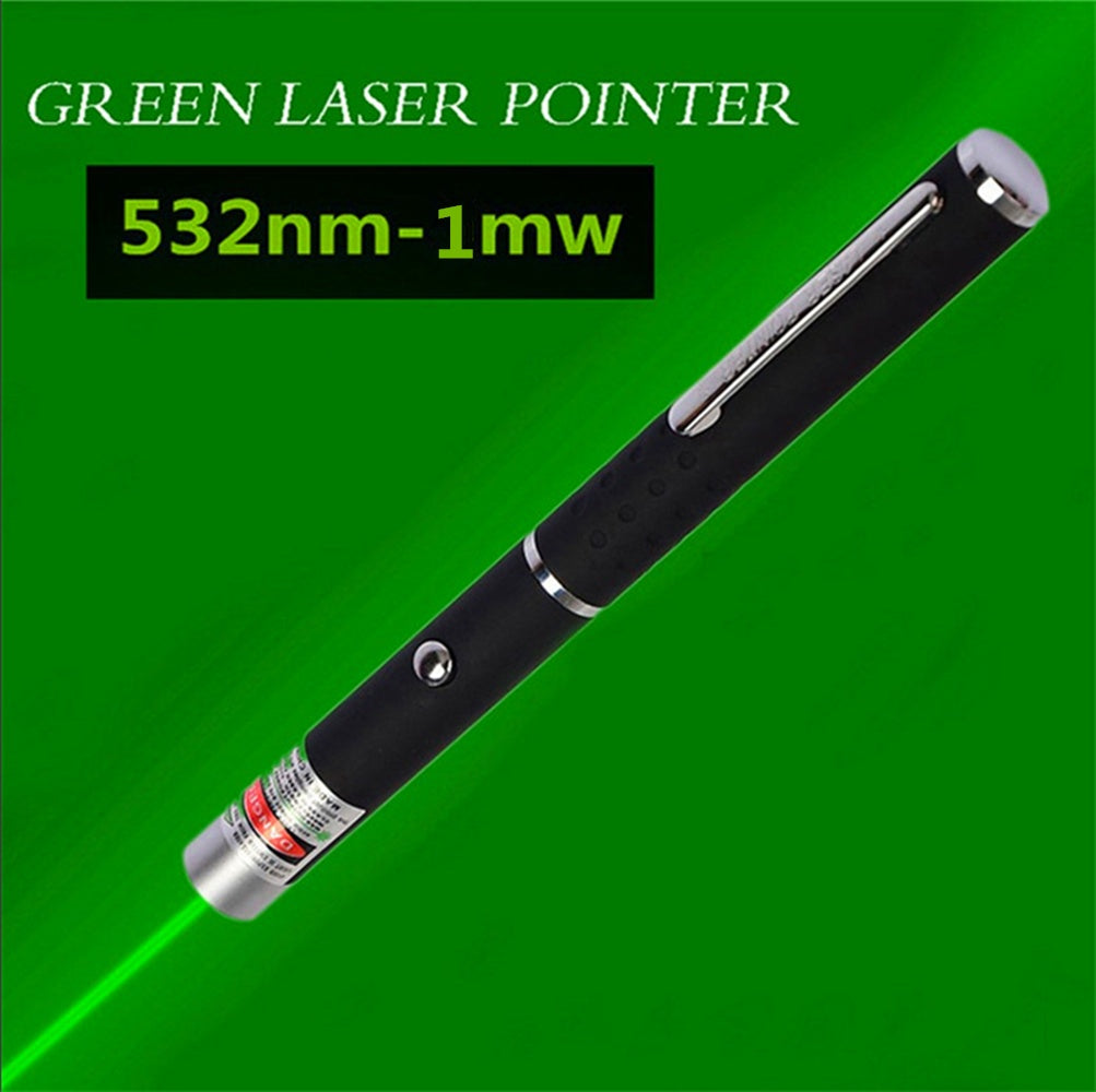 532nm Green Laser Pointer Pen – Visible Beam AAA Mini Laser Torch (10PCS Set)