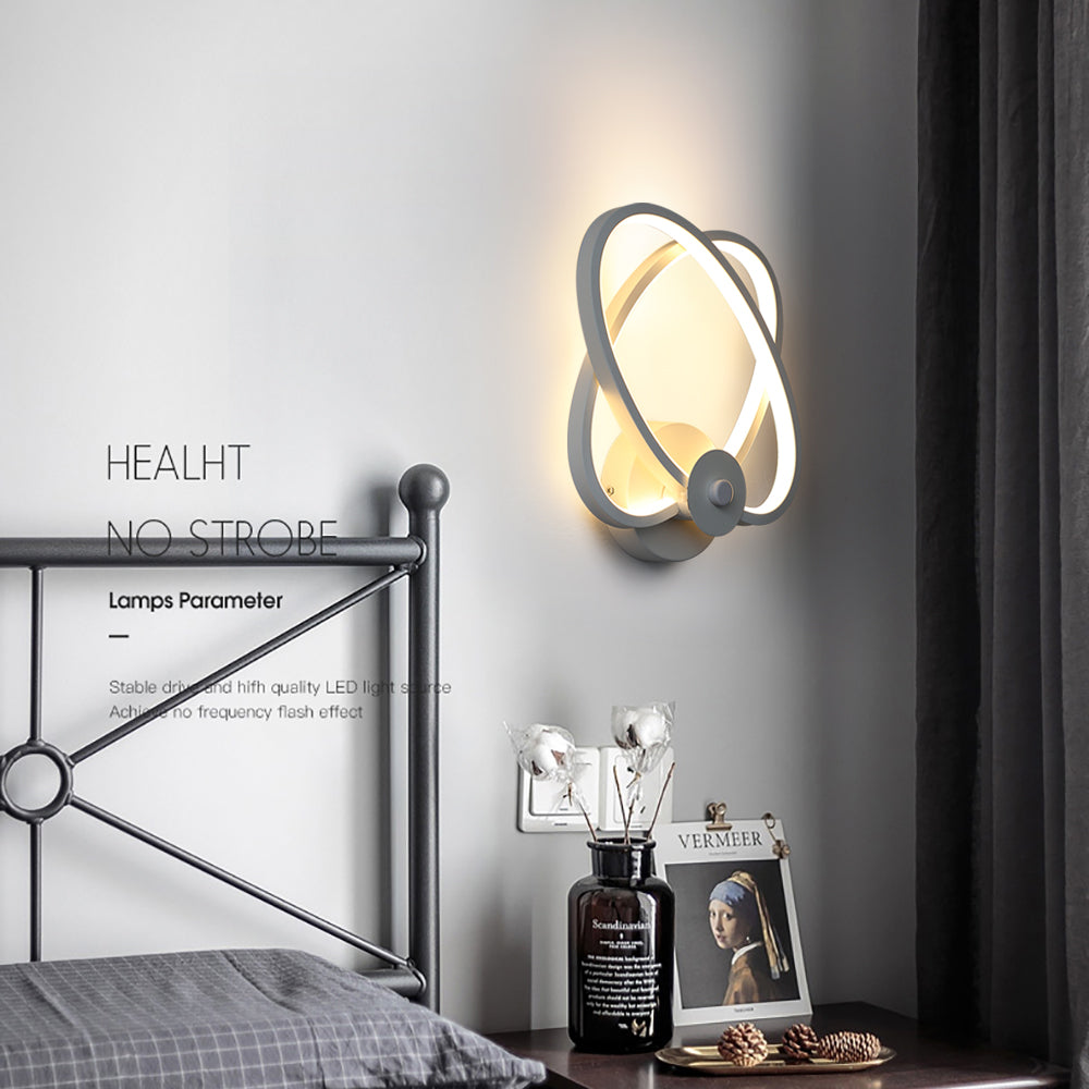 Creative LED Wall Lamp Modern Bedside Light for Living Room Bedroom Home Decor
