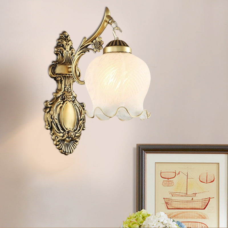 Single Head Wall Lamp Retro Distressed Vintage Wall Sconce Industrial Bedroom Bedside Light