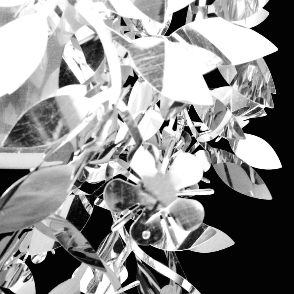 Silver Leaf Sequin Chandelier – Elegant Pendant Ceiling Light