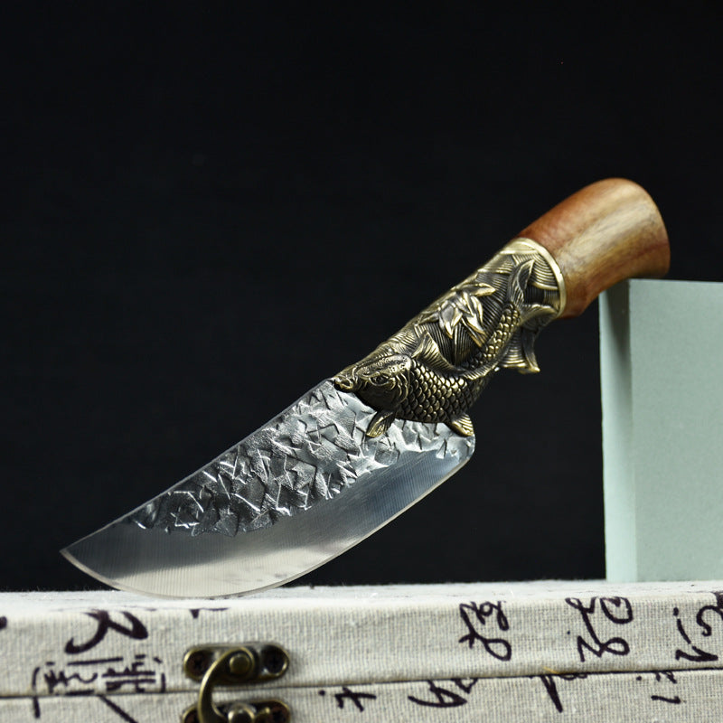 Hand Forged Kitchen Knife – Sharp Household Fruit & Vegetable Cutting Knife