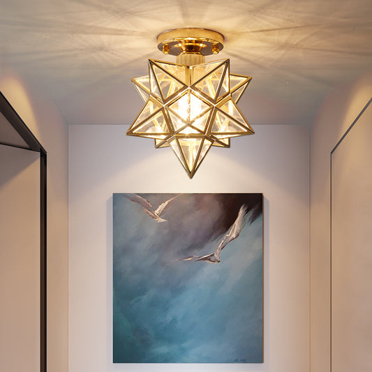 Nordic Creative Five-Star Ceiling Lamp for Modern Living Room & Bedroom