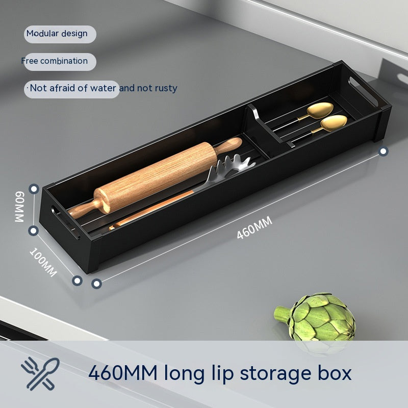 Kitchen Drawer Storage Box Divider Partition Organizer Adjustable Cutlery Storage Tray