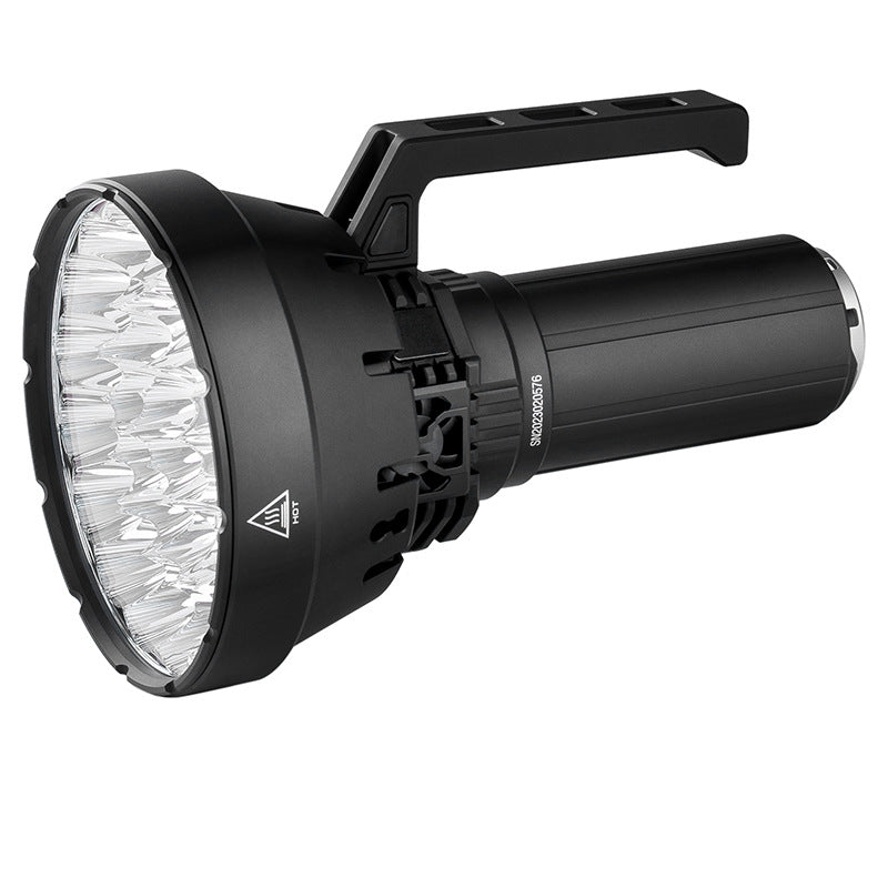 Outdoor Portable Flashlight Long Shot 2KM High Power LED Torch for Patrol Camping and Emergency Use