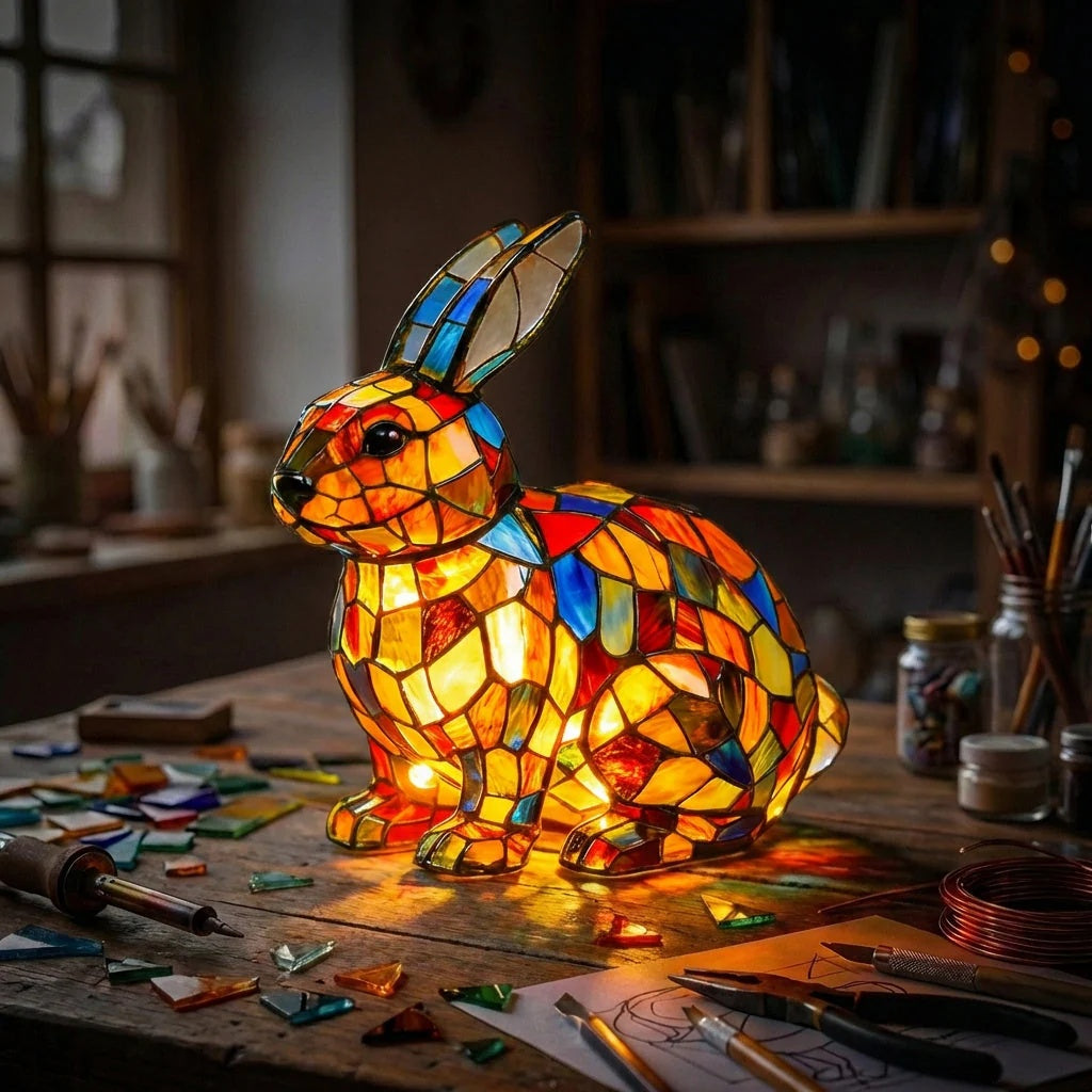 Indoor Resin Decorative Statue Lamp Creative Artistic Table Light for Home Living Room Decor