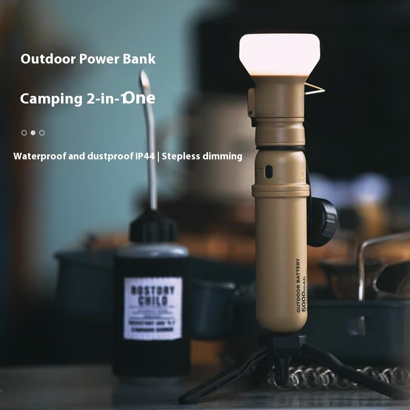 Outdoor Camping Atmosphere Lamp – Rechargeable LED Light for Wild Camping & Adventure