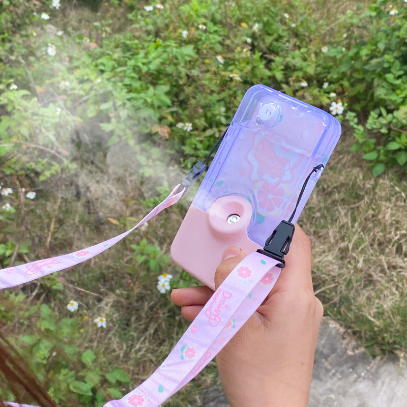 Portable Water Mist Humidifier – Handheld & Neck Spray Hydration Atomizer for Face & Skin Care