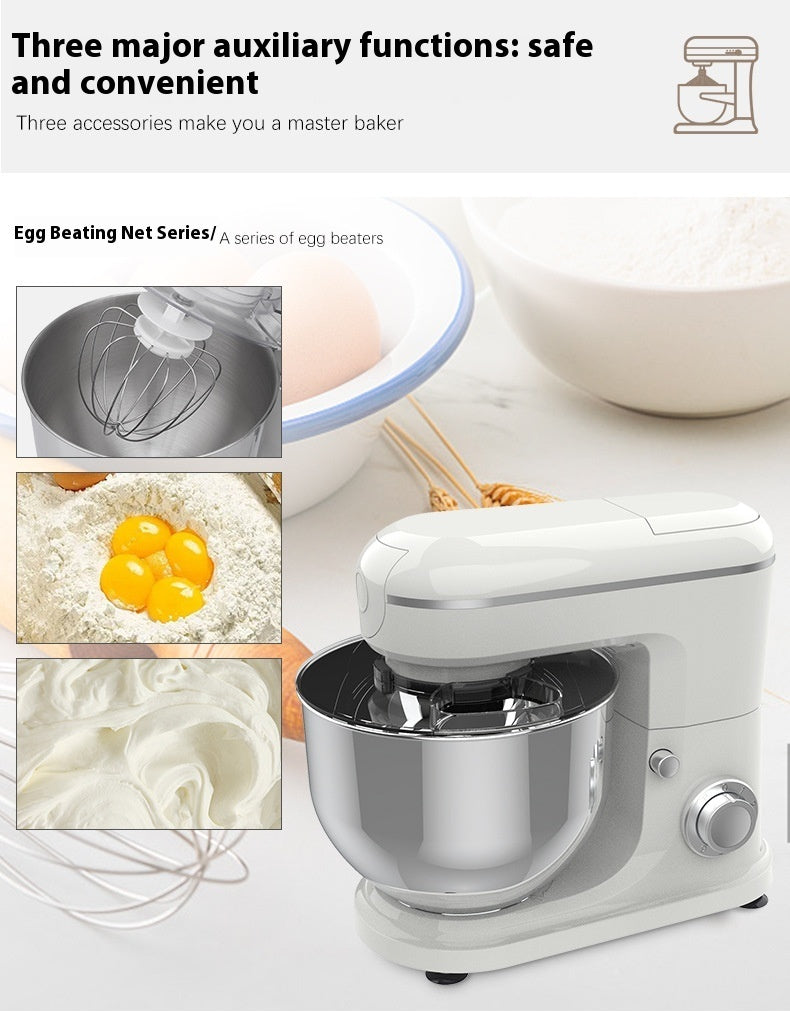3-in-1 Stand Mixer – 6L Large Capacity Kitchen Cooking Machine for Baking & Mixing