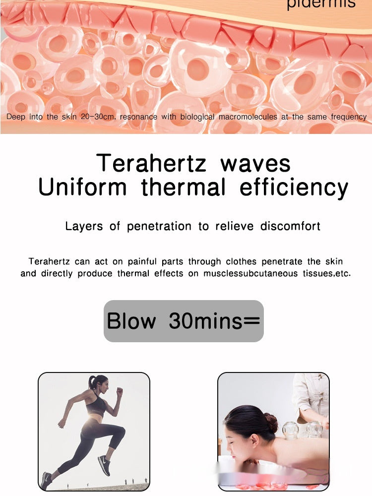 Light Wave Pulse Massage Physiotherapy Instrument Handheld Meridian Massage Device for Body Relaxation and Pain Relief