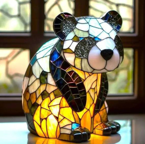 Indoor Resin Decorative Statue Lamp Creative Artistic Table Light for Home Living Room Decor