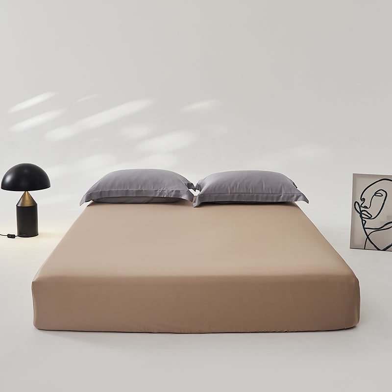 Single Bed Sheet Ice Silk Skin Friendly Pillowcase Soft Cooling Breathable Bed Linen Set
