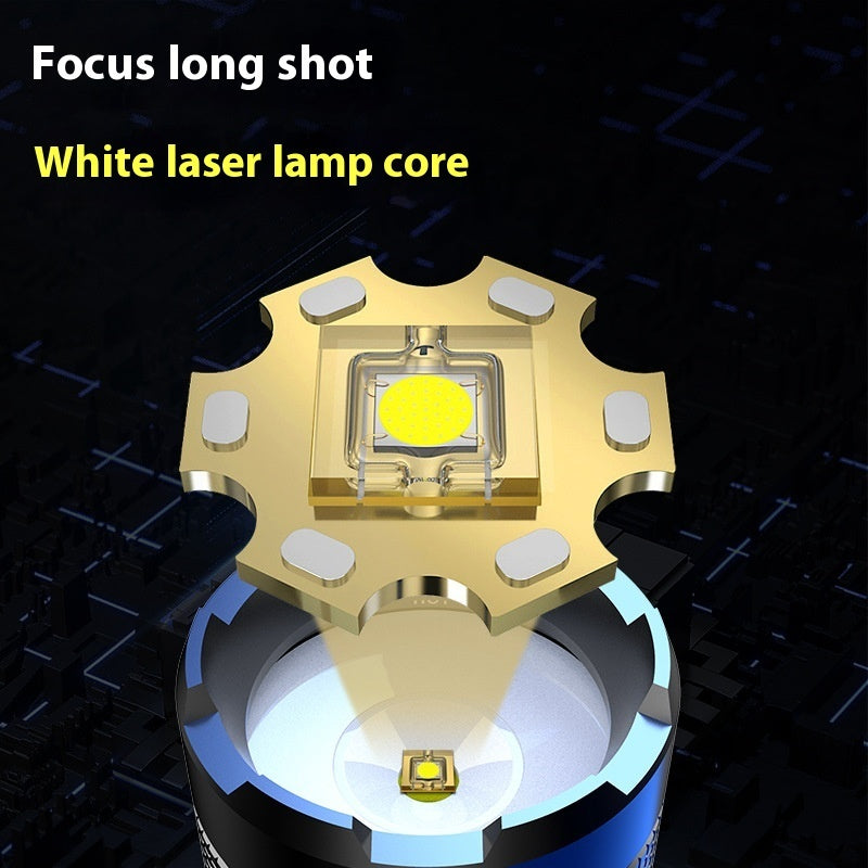 Strong Light Super Bright Flashlight Remote Control Outdoor Rechargeable High Power Portable Zoom Torch