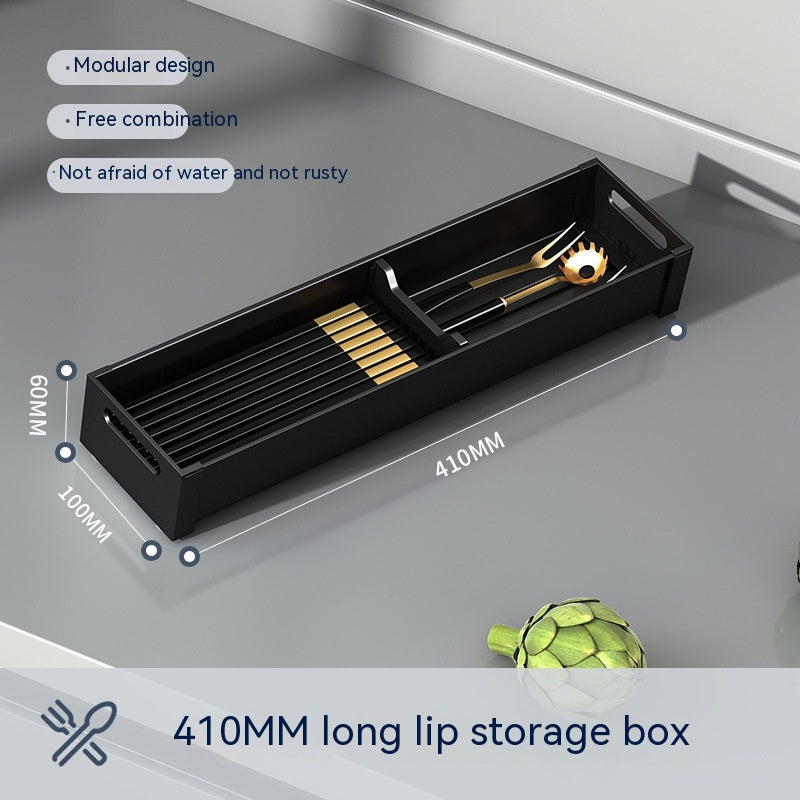 Kitchen Drawer Storage Box Divider Partition Organizer Adjustable Cutlery Storage Tray